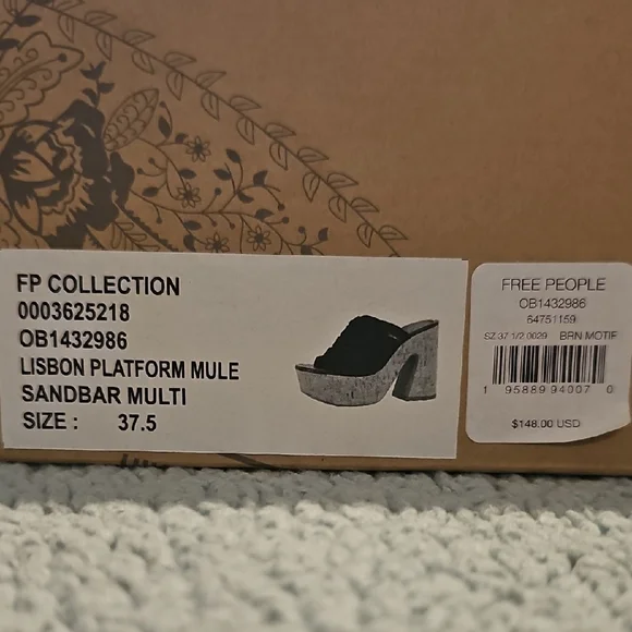 Free People Embroidered Platform Sandals - Multicolor - Picture 2 of 11